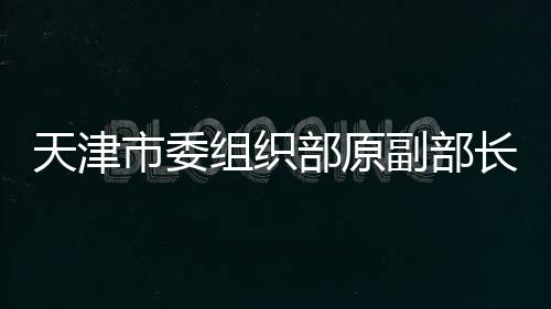天津市委組織部原副部長李洪偉接受審查調(diào)查
