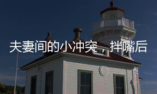 夫妻間的小沖突，拌嘴后的獨特和解方式——丈夫直接抱走妻子