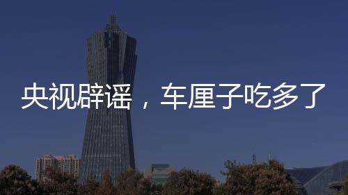 央視辟謠，車?yán)遄映远嗔藭?huì)中毒？一文揭曉真相