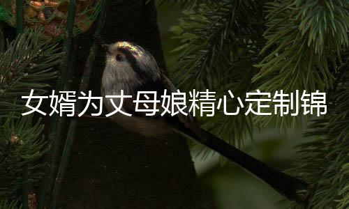 女婿為丈母娘精心定制錦旗，弘揚(yáng)孝道文化