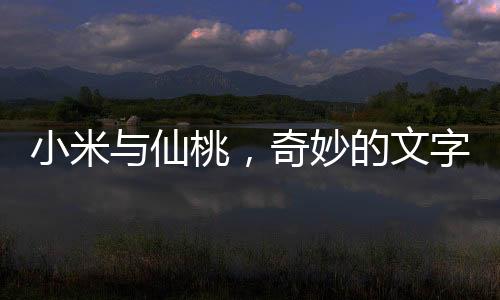小米與仙桃，奇妙的文字反轉(zhuǎn)魅力揭秘