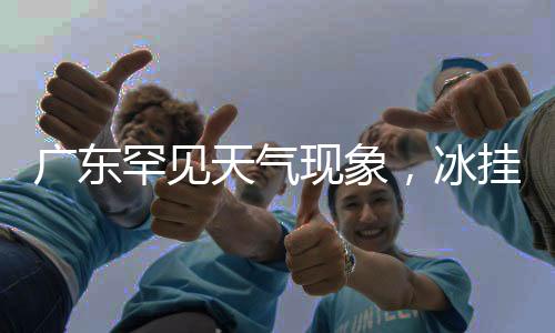 廣東罕見天氣現(xiàn)象，冰掛霧凇現(xiàn)身
