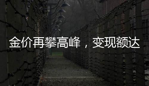 金價再攀高峰，變現(xiàn)額達339萬——市場分析與洞察