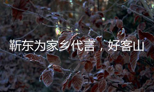 靳東為家鄉(xiāng)代言，好客山東歡迎您