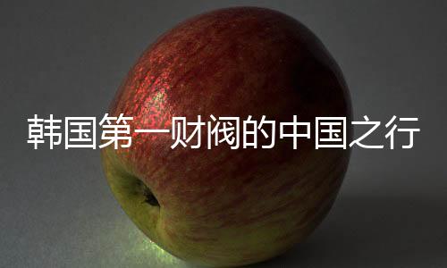 韓國第一財(cái)閥的中國之行，拜碼頭背后的深意