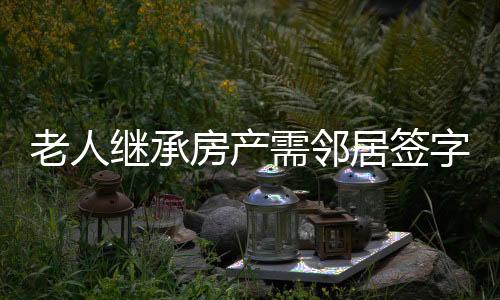 老人繼承房產(chǎn)需鄰居簽字，新規(guī)下的財產(chǎn)傳承難題與社區(qū)治理新挑戰(zhàn)