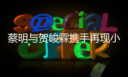 蔡明與賀峻霖攜手再現(xiàn)小品魅力，期待再次精彩合作