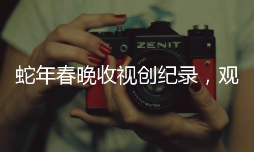 蛇年春晚收視創(chuàng)紀(jì)錄，觀看人數(shù)再創(chuàng)新高
