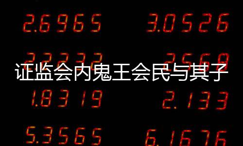 證監(jiān)會內鬼王會民與其子被查，揭開內幕的冰山一角