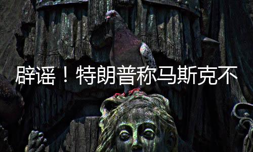 辟謠！特朗普稱馬斯克不會聽取對華開戰(zhàn)簡報——多方解讀與深度分析