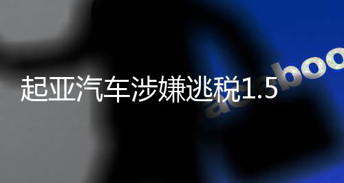 起亞汽車涉嫌逃稅1.55億，深入調(diào)查與反思