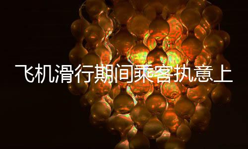 飛機(jī)滑行期間乘客執(zhí)意上廁所并發(fā)生辱罵砸門事件