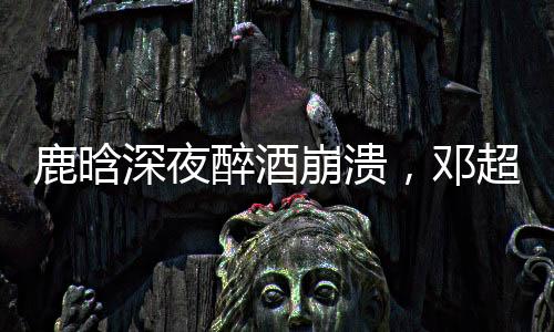 鹿晗深夜醉酒崩潰，鄧超暖心安慰，娛樂圈的深厚友情展現(xiàn)