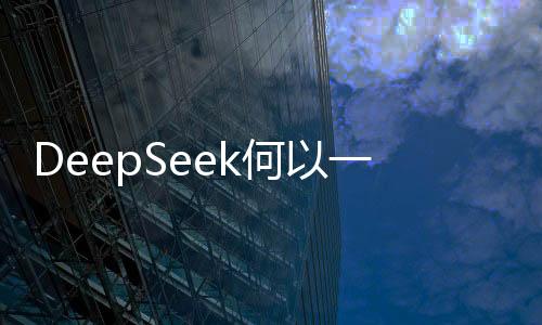 DeepSeek何以一夜破圈，探究其成功背后的故事