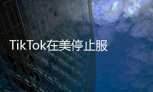 TikTok在美停止服務，影響與前景分析